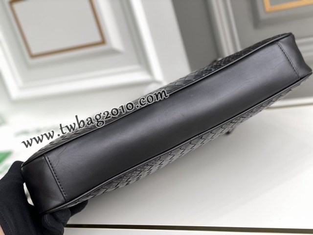 Bottega veneta高端男包 98014 寶緹嘉手工編織原廠進口胎牛皮男士手袋 BV經典款男士手提公事包  gxz1367